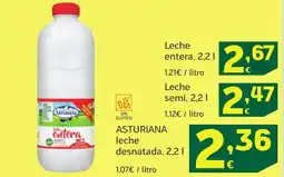 HiperDino ASTURIANA leche entera oferta