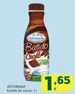 HiperDino ASTURIANA batido de cacao oferta