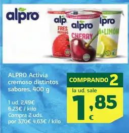HiperDino ALPRO Activia cremoso distintos sabores oferta
