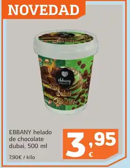 HiperDino EBBANY helado de chocolate dubai oferta