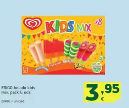 HiperDino FRIGO helado kids mix oferta