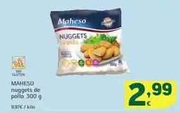 HiperDino MAHESO nuggets de pollo oferta