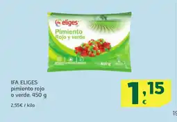 HiperDino IFA ELIGES pimiento rojo o verde oferta