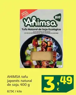 HiperDino AHIMSA tofu japonés natural de soja oferta