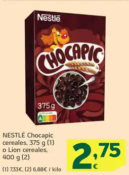 HiperDino NESTLÉ Chocapic cereales o Lion cereales, oferta