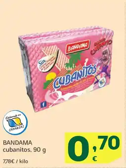 HiperDino BANDAMA cubanitos, oferta