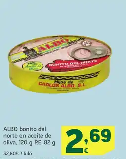 HiperDino ALBO bonito del norte en aceite de oliva oferta