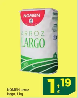 HiperDino NOMEN arroz largo oferta
