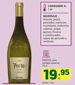 HiperDino PROTOS vino verdejo reserva oferta