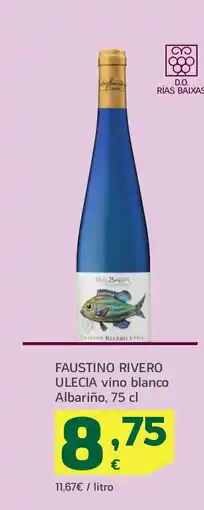 HiperDino FAUSTINO RIVERO ULECIA vino blanco Albariño oferta