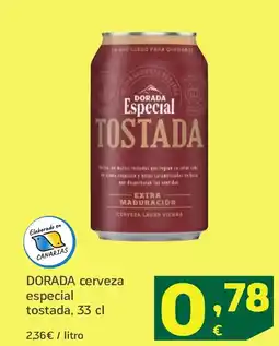 HiperDino DORADA cerveza especial tostada oferta