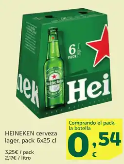 HiperDino HEINEKEN cerveza lager oferta