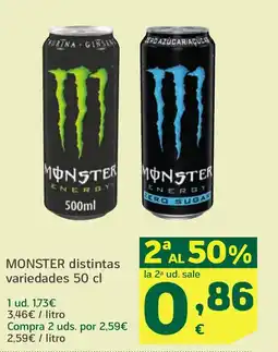 HiperDino MONSTER distintas variedades oferta