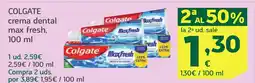 HiperDino COLGATE crema dental max fresh, oferta