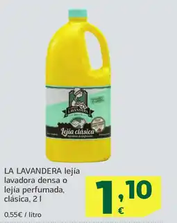 HiperDino LA LAVANDERA lejía lavadora densa o lejía perfumada, clásica oferta