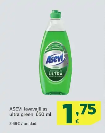 HiperDino ASEVI lavavajillas ultra green oferta