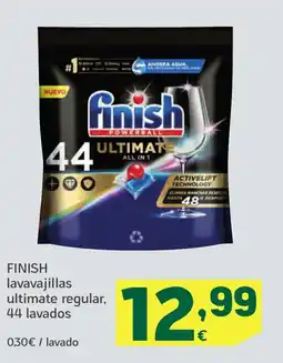HiperDino FINISH lavavajillas ultimate regular, 44 lavados oferta