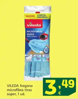 HiperDino VILEDA fregona microfibra tiras súper oferta