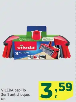 HiperDino VILEDA cepillo 3en1 antichoque, oferta