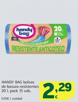 HiperDino HANDY BAG bolsas de basura resistentes oferta