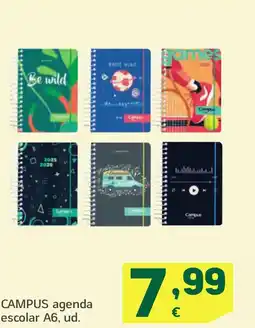 HiperDino CAMPUS agenda escolar A6 oferta