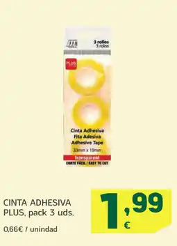 HiperDino Cinta adhesiva plus oferta