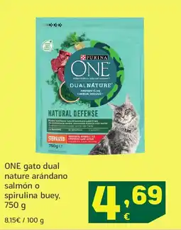 HiperDino ONE gato dual nature arándano salmón o spirulina buey oferta