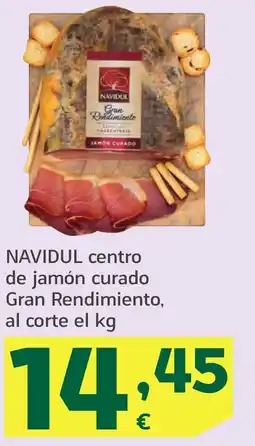 HiperDino NAVIDUL centro de jamón curado Gran Rendimiento oferta