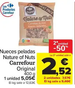 Carrefour Market Nueces peladas Nature of Nuts Carrefour Original oferta