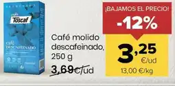 Autoservicios Familia Café molido descafeinado, oferta