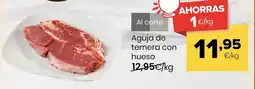 Autoservicios Familia Aguja de ternera con hueso oferta