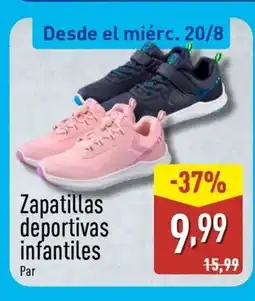 ALDI Zapatillas deportivas infantiles oferta