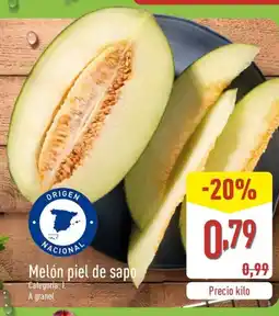 ALDI Melón piel de sapo oferta