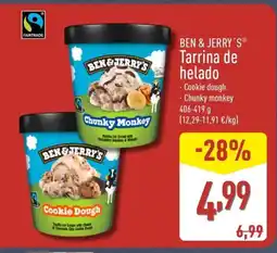 ALDI BEN & JERRY'S Tarrina de helado oferta