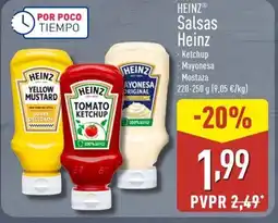 ALDI HEINZ Salsas oferta