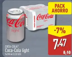ALDI COCA-COLA light oferta