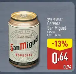 ALDI SAN MIGUEL Cerveza San Miguel oferta