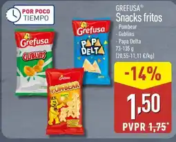 ALDI GREFUSA Snacks fritos oferta