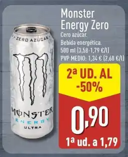 ALDI MONSTER Energy Zero oferta