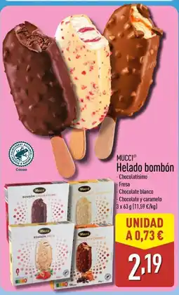 ALDI MUCCI Helado bombón oferta