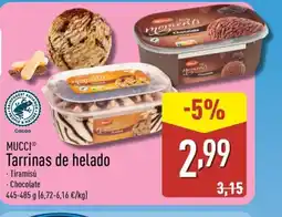 ALDI MUCCI Tarrinas de helado oferta