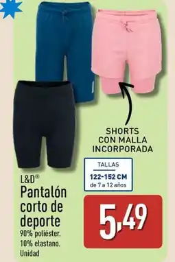 ALDI L&D Pantalón corto de deporte oferta