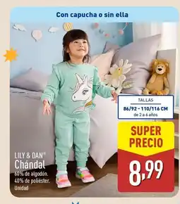 ALDI LILY & DAN Chándal oferta