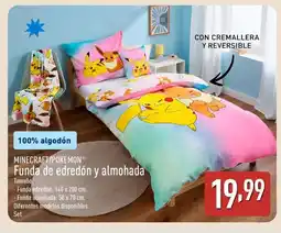 ALDI MINECRAFT/POKEMON Funda de edredón y almohada oferta