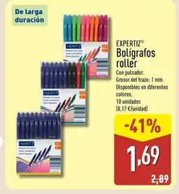 ALDI EXPERTIZ Bolígrafos roller oferta