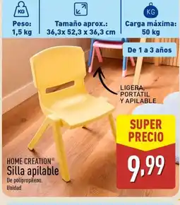 ALDI HOME CREATION Silla apilable oferta