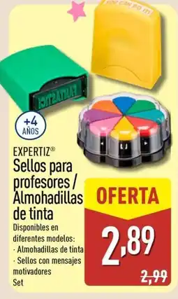 ALDI EXPERTIZ Sellos para profesores/ Almohadillas de tinta oferta