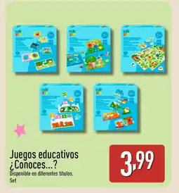 ALDI Juegos educativos oferta