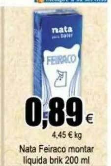 FROIZ Nata Feiraco Montar Liquida oferta