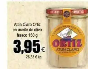 FROIZ Atún Claro Ortiz En Aceite De Oliva Frasco oferta